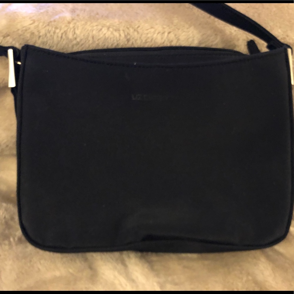 Liz Claiborne Shoulder Bag Black Cloth